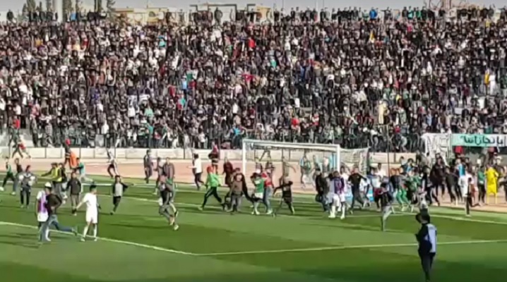  شغب الملعب الشرفي لوجدة يسقط 43 في قضبة الأمن
