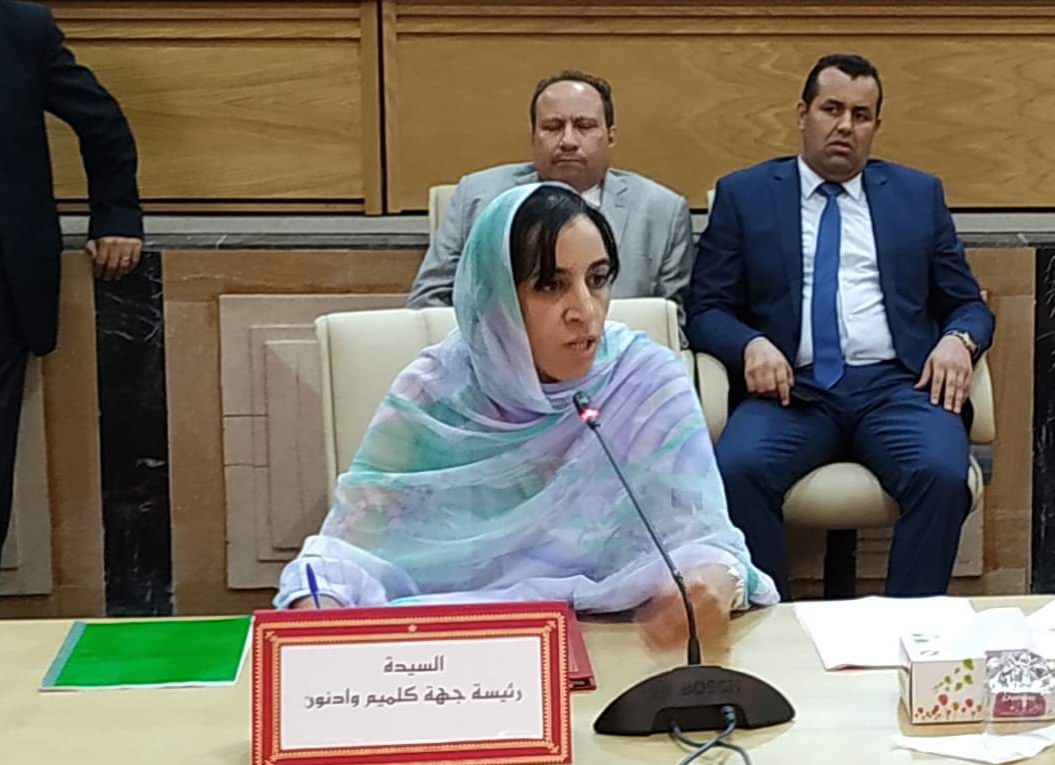 انتخاب امباركة بوعيدة رئيسة لمجلس جهة كلميم وادنون