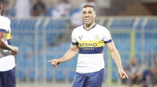 بعد رفع راتبه. المهاجم حمد الله يستأنف هز الشباك مع النصر السعودي