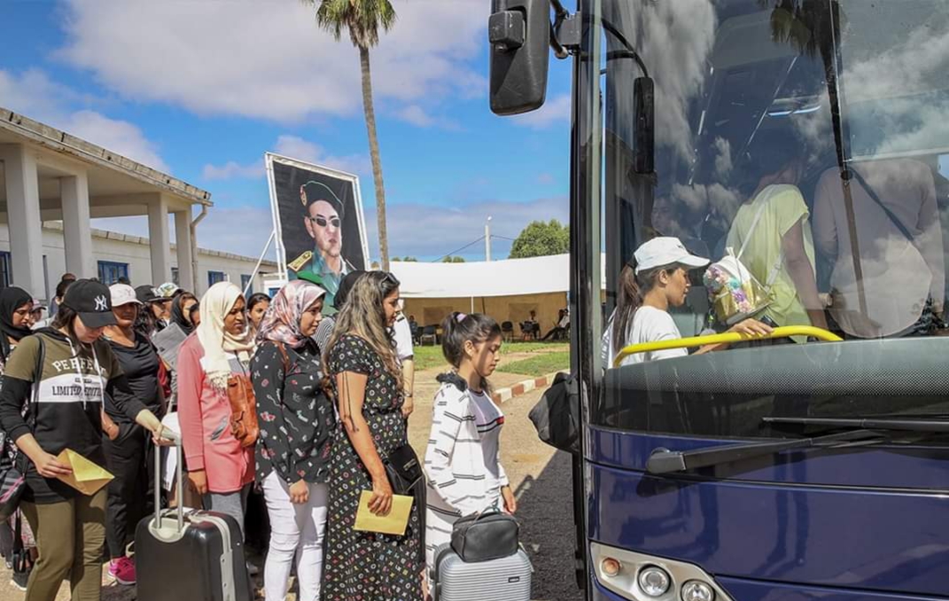 التحاق أول فوج من المدعوين للخدمة العسكرية