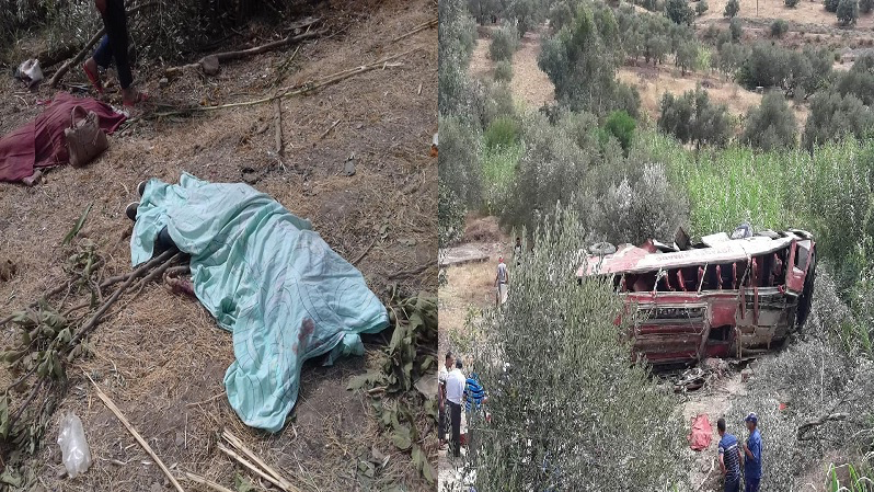 فاجعة جديدة بالمغرب.. قتلى وجرحى في انقلاب حافلة بتاونات