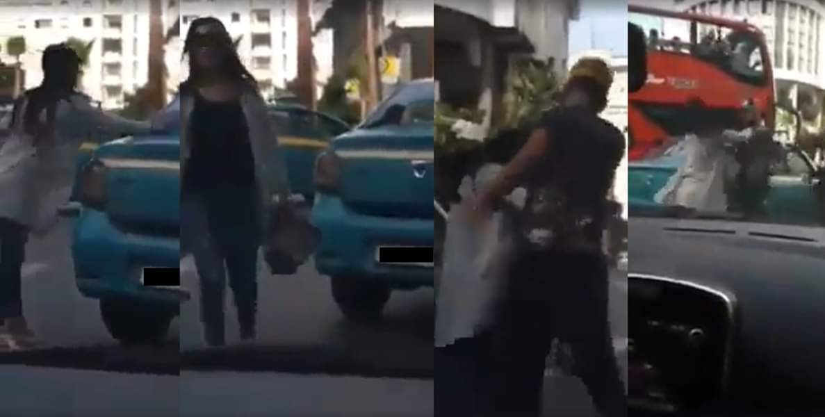 فيديو اعتداء سائق طاكسي على امرأة بعد تكسيرها لزجاج سيارته يحرك أمن طنجة