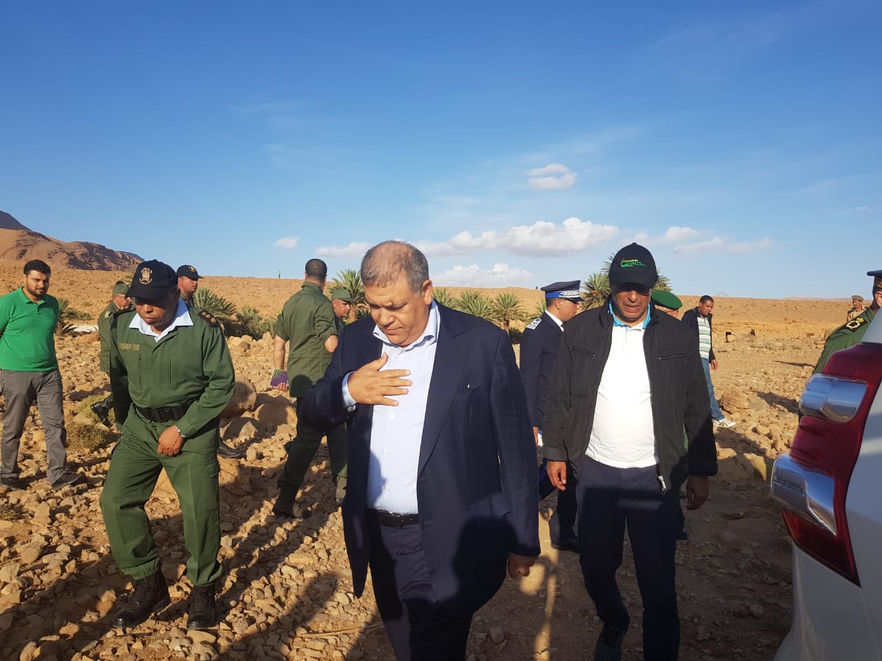 بتعليمات من جلالة الملك.. وفد رفيع المستوى يحل بموقع فاجعة واد دمشان وحصيلة القتلى ترتفع إلى 14