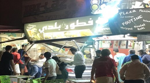 تفاصيل جديدة حول دهس سيارة مواطنين بمطعم للوجبات الخفيفة بمراكش