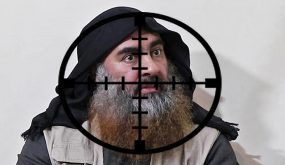 جيش أمريكا ينشر فيديو عملية قتل البغدادي زعيم داعش وكيف انتحر بقنبلة مع طفلين