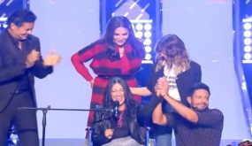 مغربية تبكي حماقي في «ذو فويس».. وتهز مشاعر سمير سعيد وعلامة (فيديو)