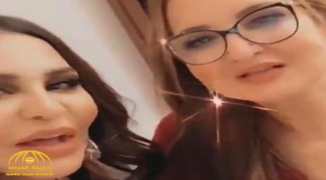 الفنانة المغربية عزيزة جلال تظهر مع أحلام في حفل زواج (فيديو)