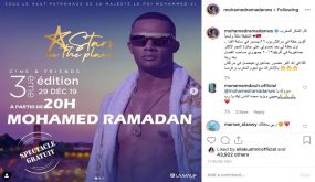 «الأسطورة» محمد رمضان يحتفل بالعام الجديد بمراكش