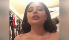 فضيحة الممثلة إنجي خوري في بث مباشر