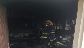إندلاع حريق بغرفة أحد الفنادق المتواجدة بمنطقة عين الذئاب