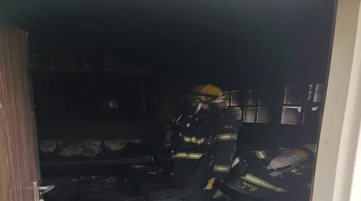 إندلاع حريق بغرفة أحد الفنادق المتواجدة بمنطقة عين الذئاب
