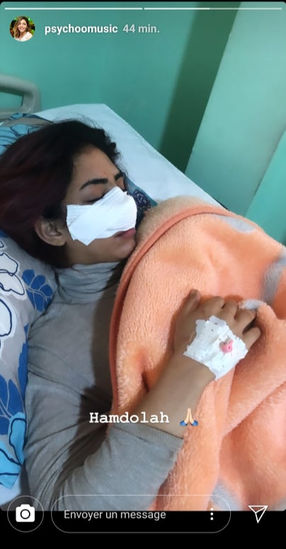 بعد تعرضها للإعتداء بسايكو كوين تنشر صورها بعد خضوعها لعملية جراحية