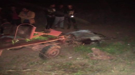 اصطدام “طوبيس” بعربة يجرها حصان بسيدي حمادي إقليم الفقيه بن صالح