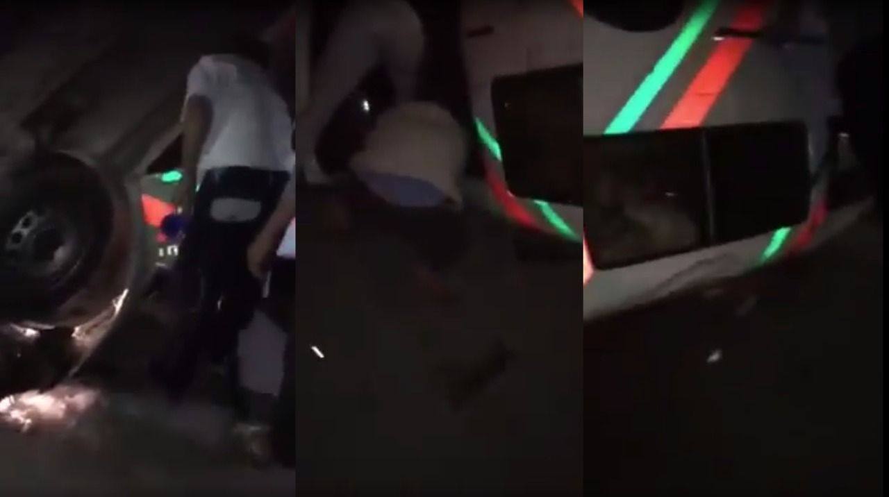 هذه حقيقة انقلاب سيارة للأمن وعلى متنها معتقلين في مراكش