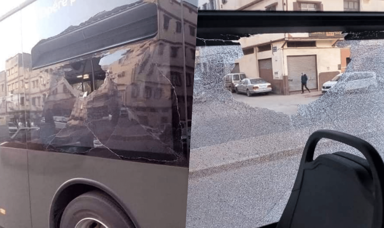 تخريب حافلة أخرى للنقل الحضري بالبيضاء