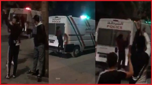 فتج بحث حول ملابسات تشبث طفل بالهيكل الخلفي لسيارة أمن بسلا
