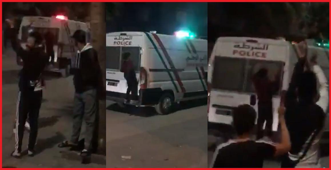 فتج بحث حول ملابسات تشبث طفل بالهيكل الخلفي لسيارة أمن بسلا