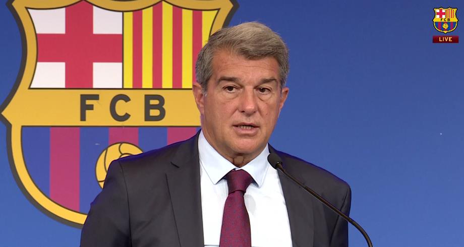 لابورتا: الوضع المالي لنادي برشلونة “مأساوي”