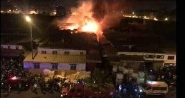 السيطرة على حريق بسوق “القريعة” بالبيضاء