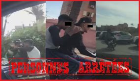 فيديو يطيح بلصين مفتضرين في مراكش