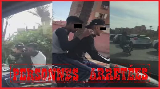 فيديو يطيح بلصين مفتضرين في مراكش