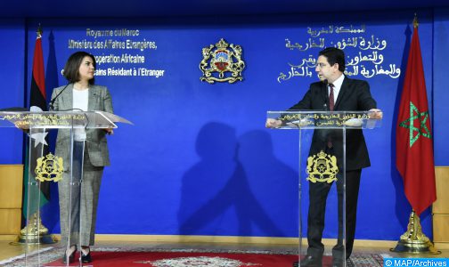 بوريطة يجري اتصالا هاتفيا مع وزيرة الخارجية والتعاون الدولي لدولة ليبيا