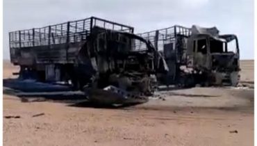 مصدر مسؤول: حقل ألغام ينسف شاحنتين جزائريتين تزودان “البوليساريو” بالعتاد