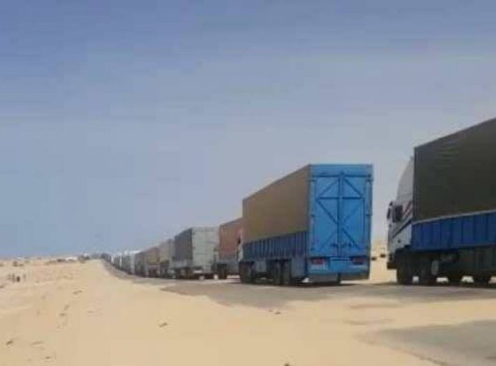 الجيش الموريتاني يكذب خبر تعرض شاحنات جزائرية لقصف مغربي
