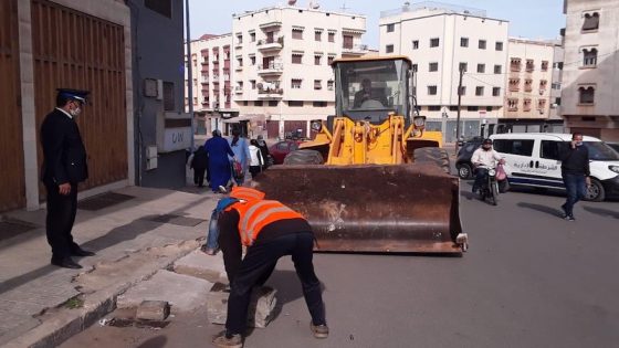الرميلي تقود حملات لتحرير الملك العمومي بالبيضاء