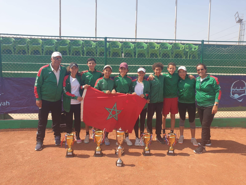 المنتخب المغربي بطلا لإفريقيا في التنس