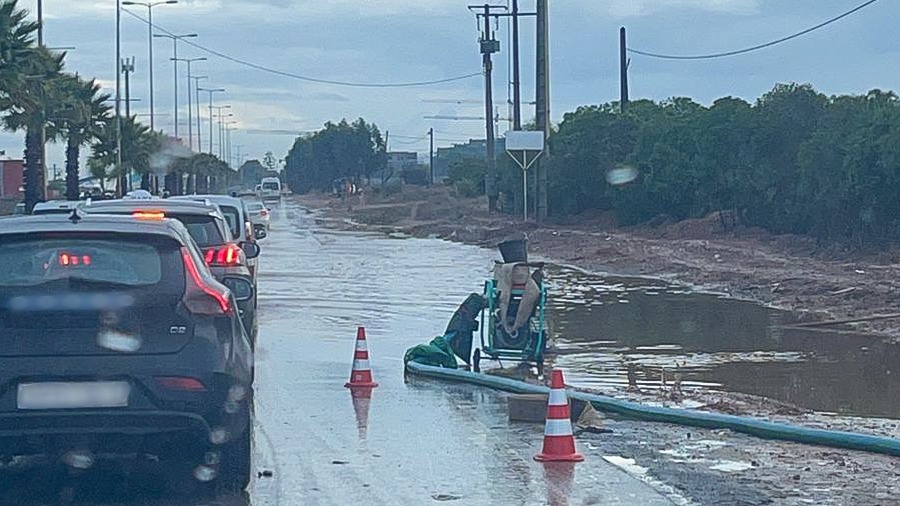 سيول تقطع طرقات في جهة طنجة