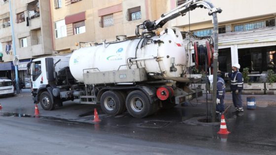تنقية 48 كلم من الشبكة واستخراج 1577 طن من النفايات المترسبة بالبيضاء