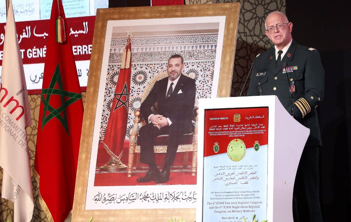 مراكش.. الأمين العام للجنة الدولية للطب العسكري يشيد بتدبير المغرب الناجع لآثار زلزال الحوز
