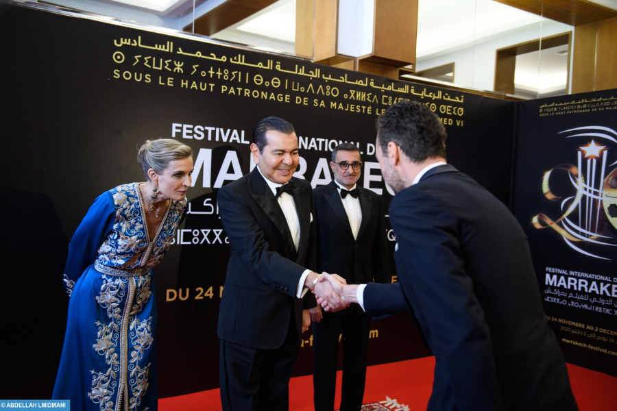 صاحب السمو الملكي الأمير مولاي رشيد يترأس حفل عشاء أقامه صاحب الجلالة بمناسبة الافتتاح الرسمي لفعاليات الدورة العشرين للمهرجان الدولي للفيلم بمراكش