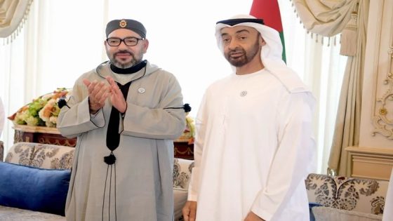 استقبال رسمي لجلالة الملك من طرف رئيس دولة الإمارات العربية المتحدة