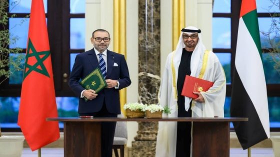 جلالة الملك والرئيس الإماراتي يترأسان مراسم تبادل العديد من مذكرات التفاهم الموقعة بين المملكة المغربية ودولة الامارات العربية المتحدة
