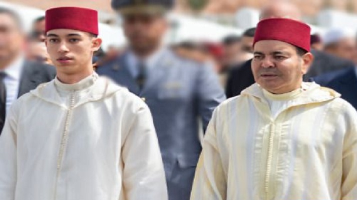 إقامة صلاة الاستسقاء بالمسجد الأعظم في الرباط بحضور صاحب السمو الملكي ولي العهد الأمير مولاي الحسن وصاحب السمو الملكي الأمير مولاي رشيد