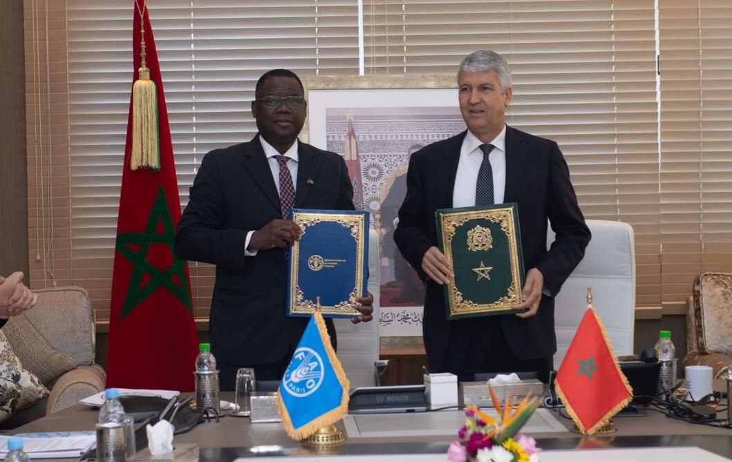 توقيع مذكرة تفاهم لتنظيم الدورة 33 للمؤتمر الإقليمي لمنظمة الأغذية والزراعة لإفريقيا بالمغرب