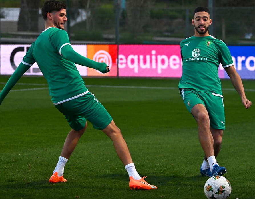 كان 2023.. المنتخب الوطني يجري أول حصة تدريبية بالمعمورة