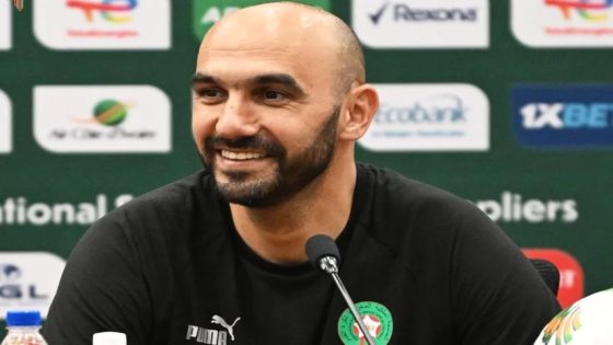 وليد الركراكي: سنسعى لتقديم أداء جيد وكسب النقاط الثلاث أمام زامبيا