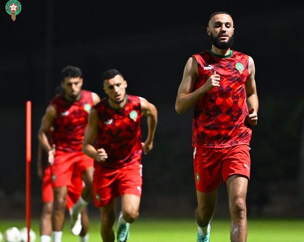 حصة تدريبية جديدة لأسود الأطلس قبل مباراة زامبيا