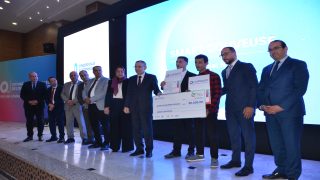 والي جهة بني ملال خنيفرة خطيب الهبيل خلال ترأسه حفل اختتام النسخة الثانية من "الأوديسا" الجهوية لريادة الأعمال بجهة بني ملال-خنيفرة (آش24)