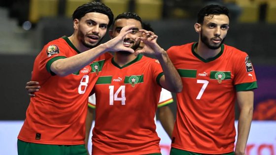 المنتخب المغربي يتأهل إلى نصف نهائي كأس إفريقيا لكرة القدم داخل القاعة