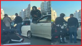 بوليسي وجه سلاحه الوظيفي في وجه سائق سيارة في طنجة و ولاية الأمن تفتح تحقيقا في الموضوع