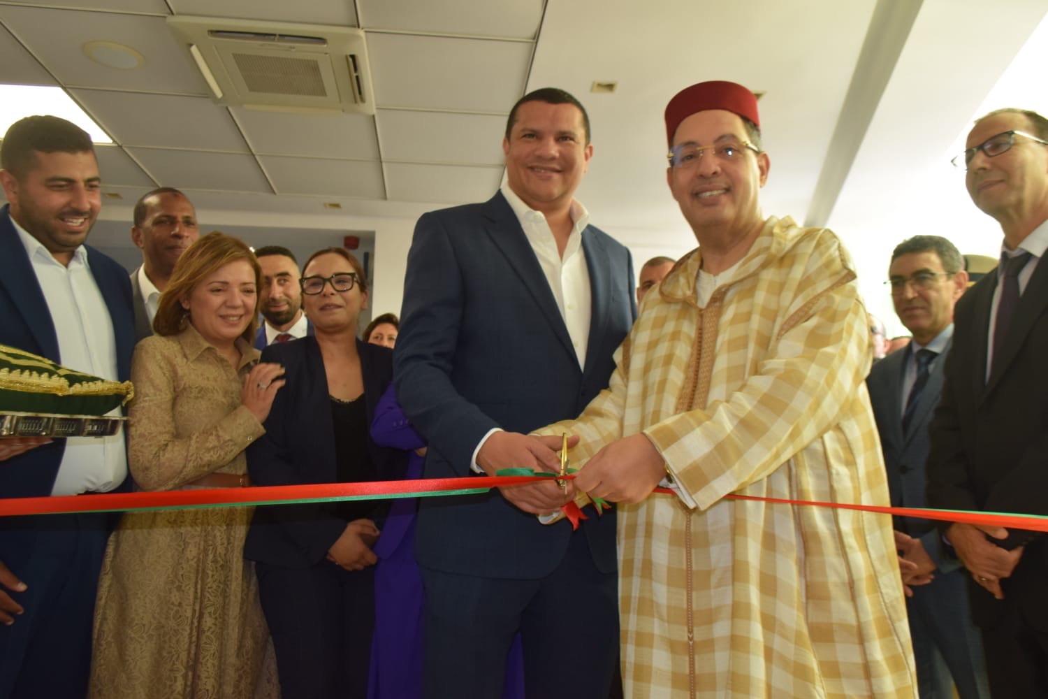 عامل إقليم سطات إبراهيم أبوزيد يدشن المصحة الدولية بسطات
