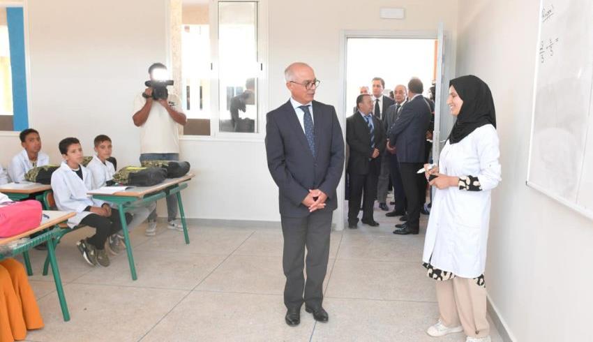 شكيب بنموسى يطلع على سير تنزيل مشروعي قافلة “برمجة للجميع”، و”مؤسسات الريادة”