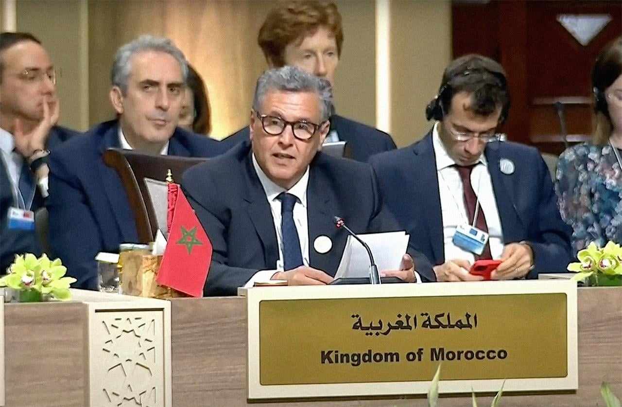 البحر الميت … أخنوش يؤكد أن المغرب بقيادة جلالة الملك يجدد دعمه للمبادرات والمقترحات الهادفة إلى وقف إطلاق نار دائم في غزة