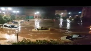 فيديو: الفيضانات التي شهدتها بعض المناطق بالمملكة بعد التساقطات المطرية