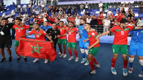 المنتخب البرازيلي يفوز على المنتخب المغربي بمونديال الفوتسال