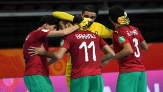 المنتخب المغربي لكرة القدم داخل القاعة يحقق فوزا هاماً في أولى مبارياته في منافسات كأس العالم 2024